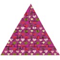 Hearts Seamlessp Attern Background Cute Love Children Symbol Kiddies Wooden Puzzle Triangle View1