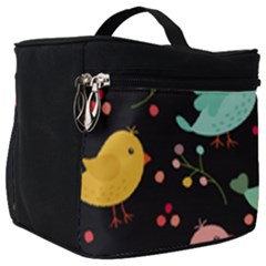 Birds Cute Pattern Background Make Up Travel Bag (big) by Vaneshart