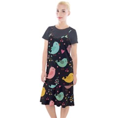 Birds Cute Pattern Background Camis Fishtail Dress by Vaneshart