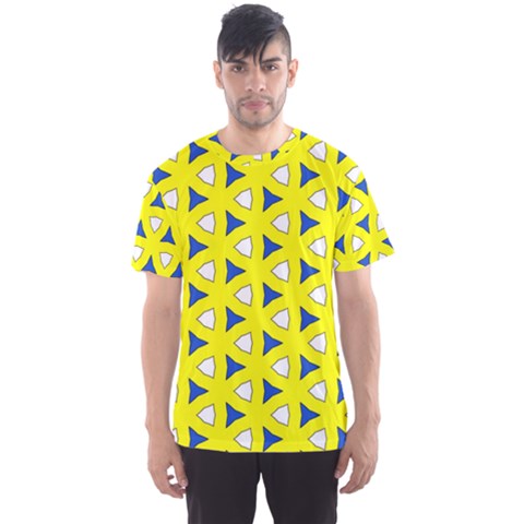 Pattern Yellow Pattern Texture Seamless Modern Colorful Repeat Men s Sports Mesh Tee by Vaneshart