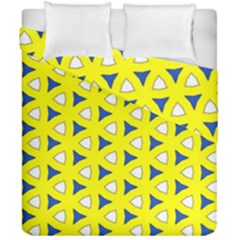 Pattern Yellow Pattern Texture Seamless Modern Colorful Repeat Duvet Cover Double Side (california King Size) by Vaneshart