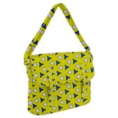 Pattern Yellow Pattern Texture Seamless Modern Colorful Repeat Buckle Messenger Bag by Vaneshart