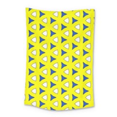 Pattern Yellow Pattern Texture Seamless Modern Colorful Repeat Small Tapestry by Vaneshart