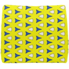 Pattern Yellow Pattern Texture Seamless Modern Colorful Repeat Seat Cushion by Vaneshart