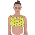 Pattern Yellow Pattern Texture Seamless Modern Colorful Repeat Bandaged Up Bikini Top View1