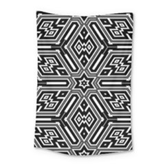 Grid Pattern Backdrop Seamless Design Geometric Patterns Line Small Tapestry by Vaneshart