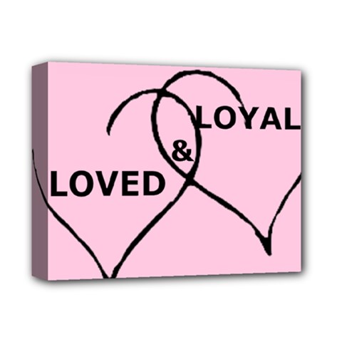 Loved & Loyal Deluxe Canvas 14  x 11  (Stretched)