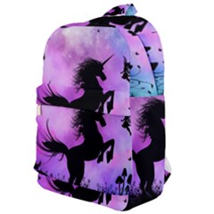 Wonderful Unicorn With Fairy In The Night Classic Backpack by FantasyWorld7