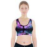 Wonderful Unicorn With Fairy In The Night Sports Bra With Pocket