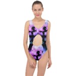 Wonderful Unicorn With Fairy In The Night Center Cut Out Swimsuit