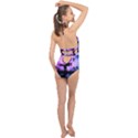 Wonderful Unicorn With Fairy In The Night Halter Front Plunge Swimsuit View2