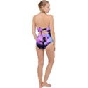 Wonderful Unicorn With Fairy In The Night Scallop Top Cut Out Swimsuit View2