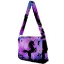 Wonderful Unicorn With Fairy In The Night Full Print Messenger Bag (S) View2