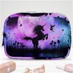 Wonderful Unicorn With Fairy In The Night Make Up Pouch (Small)