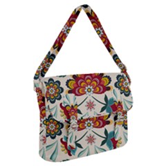 Baatik Print  Buckle Messenger Bag by designsbymallika