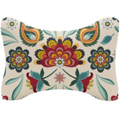 Baatik Print  Seat Head Rest Cushion by designsbymallika