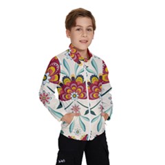 Baatik Print  Kids  Windbreaker by designsbymallika