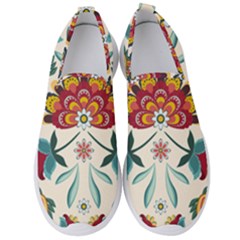 Baatik Print  Men s Slip On Sneakers