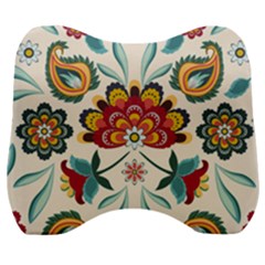 Baatik Print  Velour Head Support Cushion by designsbymallika