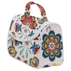 Baatik Print  Satchel Handbag