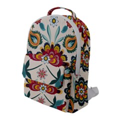 Baatik Print  Flap Pocket Backpack (large)