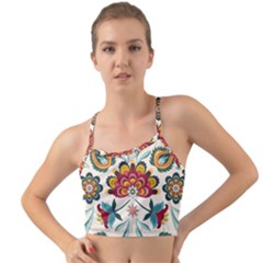 Baatik Print  Mini Tank Bikini Top