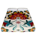 Baatik Print  Fitted Sheet (Queen Size) View1