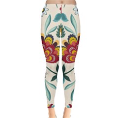 Baatik Print  Leggings  by designsbymallika