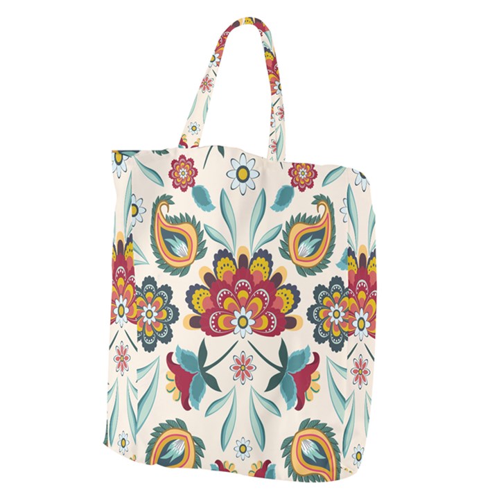 Baatik Print  Giant Grocery Tote