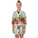 Baatik Print  Half Sleeve Chiffon Kimono View1