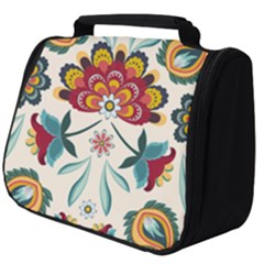 Baatik Print  Full Print Travel Pouch (big) by designsbymallika