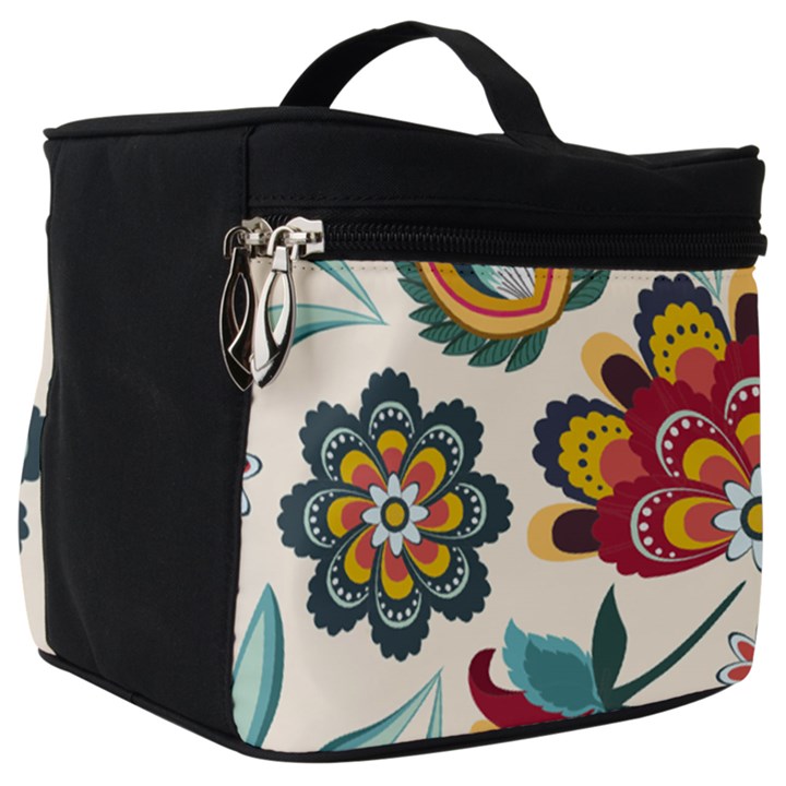 Baatik Print  Make Up Travel Bag (Big)