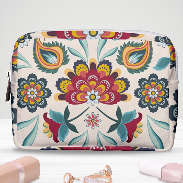 Baatik Print  Make Up Pouch (Medium)