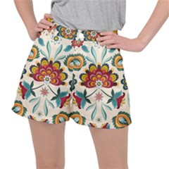 Baatik Print  Ripstop Shorts