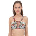 Baatik Print  Cage Up Bikini Top View1