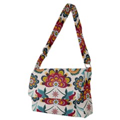 Baatik Print  Full Print Messenger Bag (m) by designsbymallika