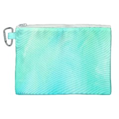 Blue Green Shades Canvas Cosmetic Bag (xl)