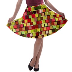 Ab 99 A-line Skater Skirt by ArtworkByPatrick