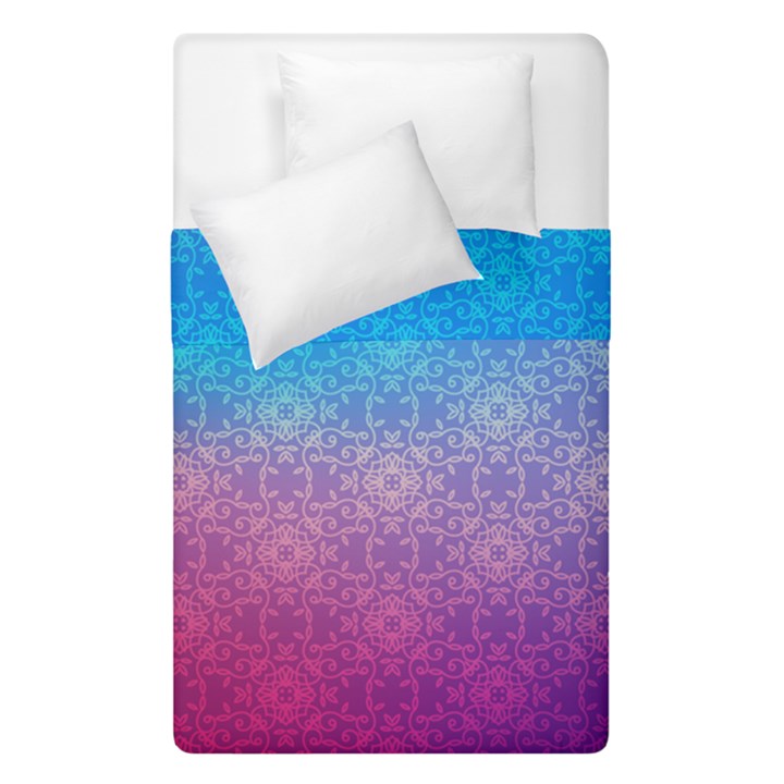 Blue Pink Shade Duvet Cover Double Side (Single Size)