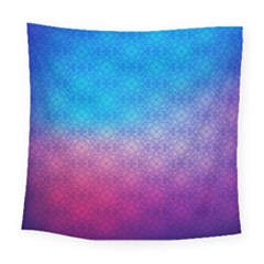 Blue Pink Shade Square Tapestry (large) by designsbymallika