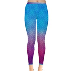 Blue Pink Shade Inside Out Leggings