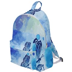 Blue Shaded Design The Plain Backpack by designsbymallika