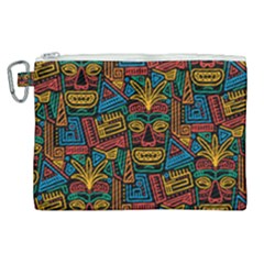 Boho Pattern 2 Canvas Cosmetic Bag (xl) by designsbymallika