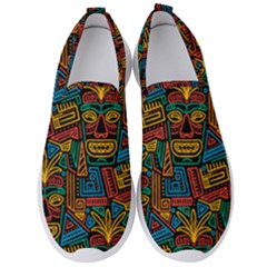 Boho Pattern 2 Men s Slip On Sneakers by designsbymallika