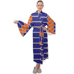 Pattern Design Modern Backdrop Decor Decoration Maxi Velour Kimono by Vaneshart