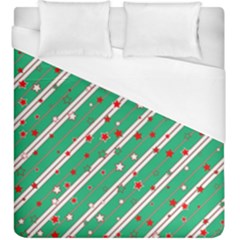 Christmas Paper Stars Pattern Texture Background Duvet Cover (king Size)