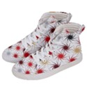 Pearl Pattern Floral Design Art Digital Seamless Men s Hi-Top Skate Sneakers View2