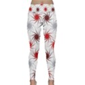 Pearl Pattern Floral Design Art Digital Seamless Lightweight Velour Classic Yoga Leggings View1