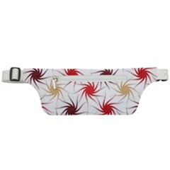 Pearl Pattern Floral Design Art Digital Seamless Active Waist Bag