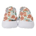 Vector Flower Floral Pattern Seamlesspattern Pink Colorful Kids Women s Slip On Sneakers View4